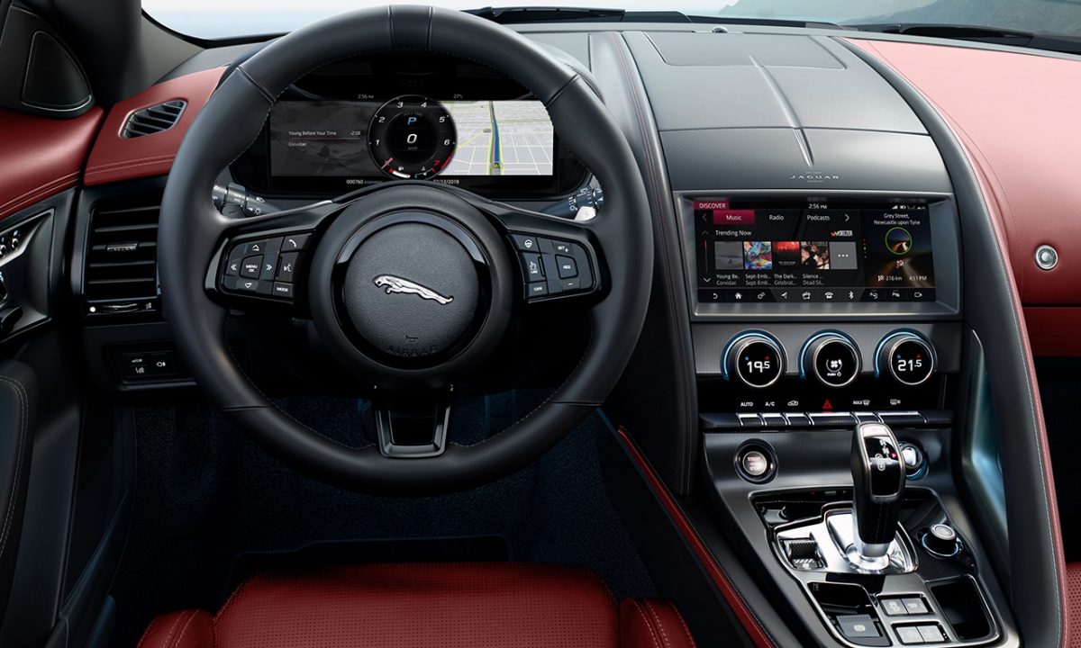 interior Jaguar F-Type 2022 Dynamic Black
