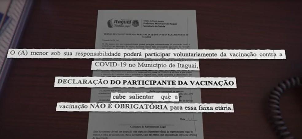 Mãe que foi vacinar filha em Itaguaí relata pressão para pais desistirem: ‘Terrorismo’