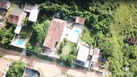 Casa onde Fabiano Batista da Silva foi encontrado na Região dos Lagos