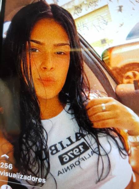 Thalita Silva Teixeira, de 19 anos, foi presa pela polícia