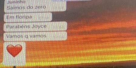 Reprodução de conversa entre os criminosos obtida pela Polícia Civil catarinense