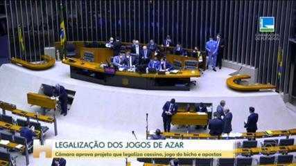 Câmara aprova projeto que legaliza cassino, jogo do bicho e apostas