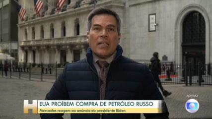 Mercados reagem a anúncio de Biden