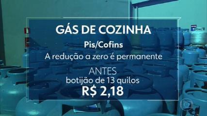 Bolsonaro assina decreto que zera impostos federais sobre o gás de cozinha e o diesel