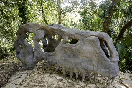 Parque de dinossauros gigantes será inaugurado em Miguel Pereira em maio, com réplicas de mais de 40 espécies e outras atrações radicais