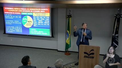 Presidente da Petrobras, Joaquim Silva e Luna, afirma que empresa não pode fazer política pública nem partidária