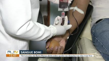Hemonúcleo de Barra Mansa pede doações para aumentar estoque de sangue | Sul do Rio e Costa Verde Hemonúcleo de Barra Mansa pede doações para aumentar estoque de sangue | Sul do Rio e Costa Verde