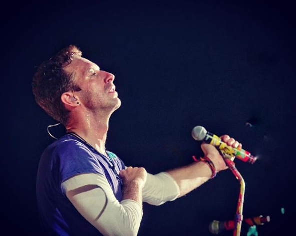 Chris Martin, vocalista do Coldplay