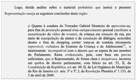 Para o Conselho de Ética, Monteiro quebrou o decoro parlamentar ao se aproveitar, 