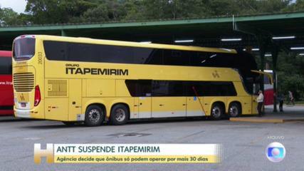 ANTT suspende linhas de ônibus da Itapemirim