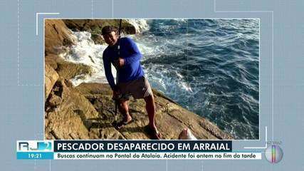 Miguel desapareceu no mar depois de cair enquanto pescava no Pontal do Atalaia