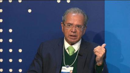 "Esperamos nos livrar do problema da inflação antes das economias avançadas", diz Paulo Guedes
