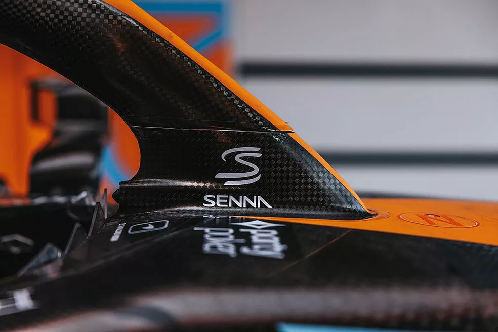 Marca de Senna nos carros da McLaren
