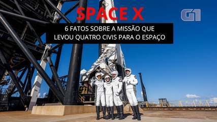 SpaceX: 6 fatos sobre a missão que levou quatro civis para o espaço