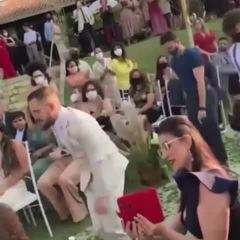 Casamento na Grande BH chama a atenção de Justin Timberlake com dança de noivo