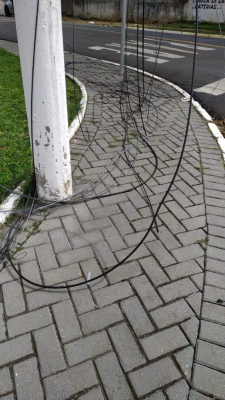 Moradores reclamam de onda de furtos de fios no Guaíra