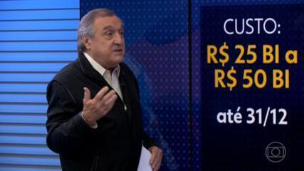 Sardenberg analisa a nova proposta do governo para reduzir impostos sobre os combustíveis