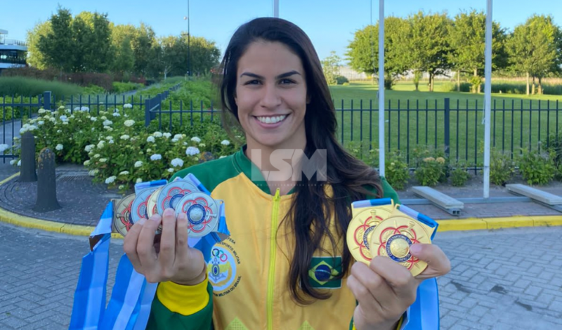 Atleta maricaense é destaque em campeonato de natação na Holanda