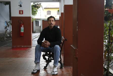 Cristiano Costa de Moura procurou abrigo municipal na Taquara para fugir do frio