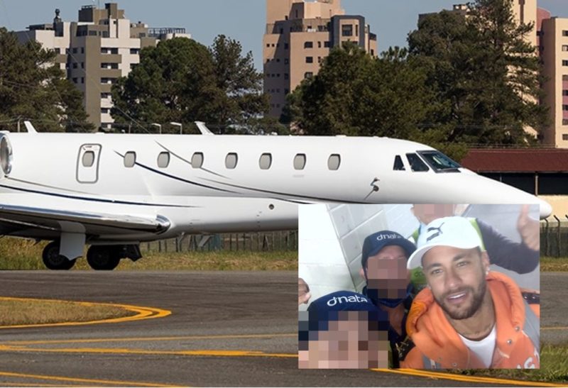 Avião em que estava Neymar faz pouso de emergência em Roraima