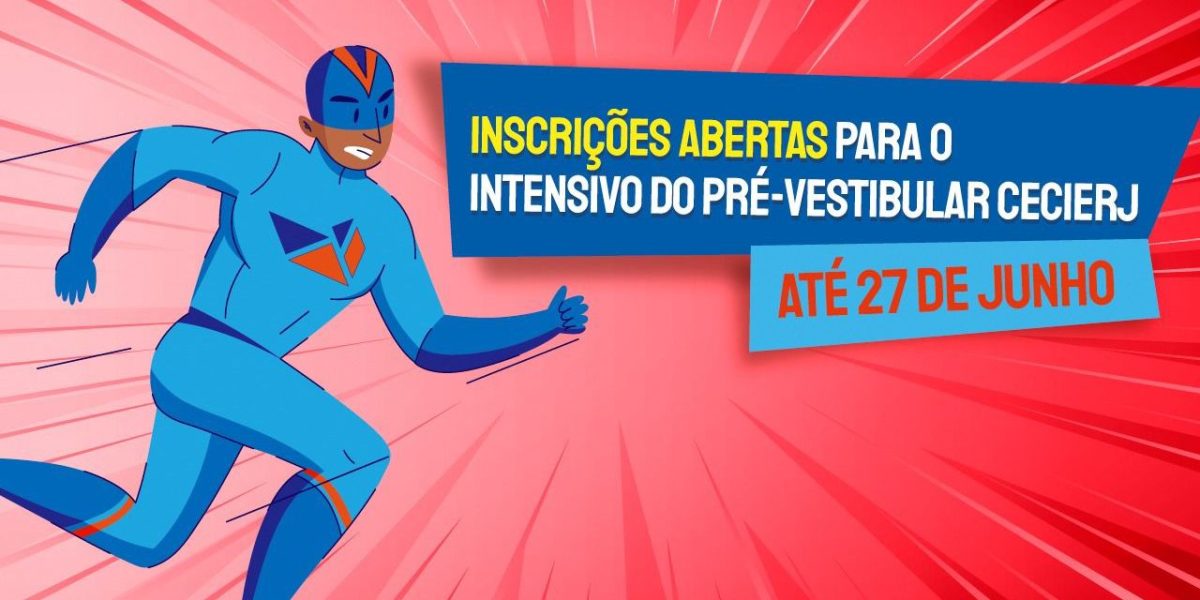 Pré-Vestibular Cecierj está com inscrições abertas para o curso Intensivo