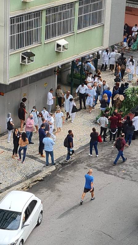 Incêndio atinge Hospital São Lucas, em Copacabana