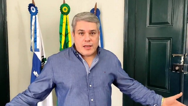 O prefeito de Duas Barras, Fabrício Luiz Lima Ayres