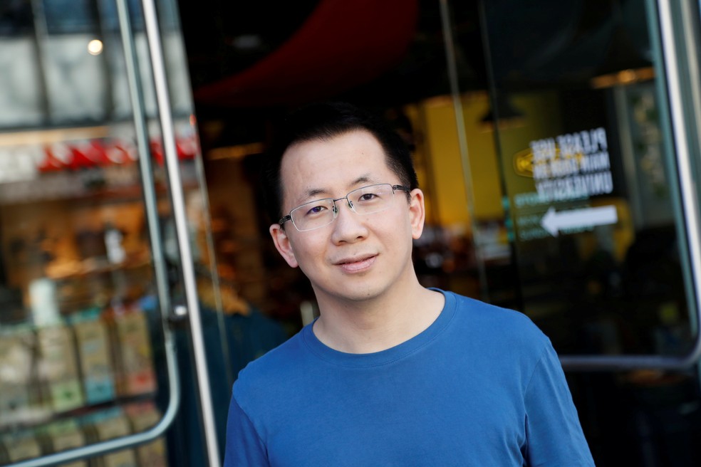 Zhang Yiming, cofundador da ByteDance, em Palo Alto, na Califórnia, EUA, em 4 de março de 2020. — Foto: REUTERS/Shannon Stapleton