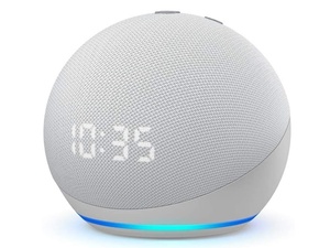 Echo dot 4 com relógio, da Amazon - Divulgação - Divulgação