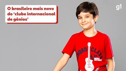 Menino de 8 anos é o brasileiro mais novo a ser aceito em 