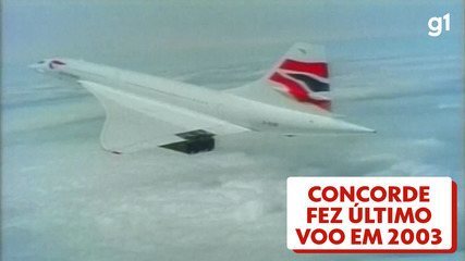 Relembre o último voo do Concorde, em 2003 Relembre o último voo do Concorde, em 2003