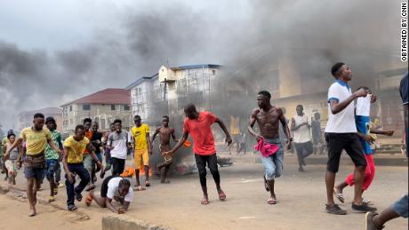 Curfew declared in Sierra Leone&#39;s capital Freetown amid violent anti-government protests