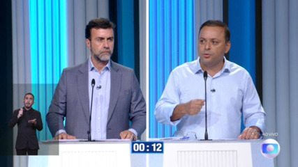 Debate RJ: Rodrigo Neves (PDT) pergunta para Marcelo Freixo (PSB) sobre recuperação fiscal Debate RJ: Rodrigo Neves (PDT) pergunta para Marcelo Freixo (PSB) sobre recuperação fiscal