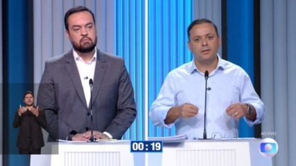 Debate RJ: Rodrigo Neves (PDT) pergunta para Cláudio Castro (PL) sobre transporte Debate RJ: Rodrigo Neves (PDT) pergunta para Cláudio Castro (PL) sobre transporte
