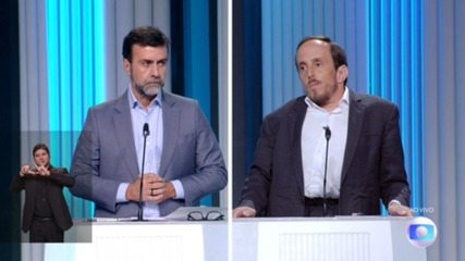 Debate RJ: Paulo Ganime (NOVO) pergunta para Marcelo Freixo (PSB) sobre segurança Debate RJ: Paulo Ganime (NOVO) pergunta para Marcelo Freixo (PSB) sobre segurança