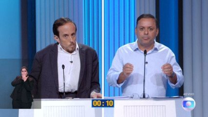 Debate RJ: Rodrigo Neves (PDT) pergunta para Paulo Ganime (NOVO) sobre empregos para jovens Debate RJ: Rodrigo Neves (PDT) pergunta para Paulo Ganime (NOVO) sobre empregos para jovens