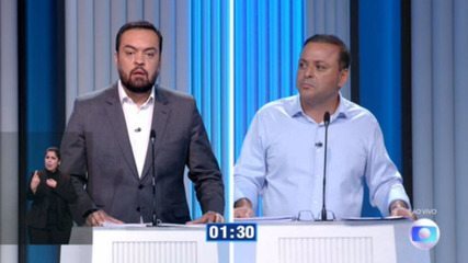 Debate RJ: Cláudio Castro (PL) pergunta para Rodrigo Neves (PDT) sobre presídios Debate RJ: Cláudio Castro (PL) pergunta para Rodrigo Neves (PDT) sobre presídios