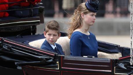 James, Viscount Severn and Lady Louise Windsor during Trooping The Colour, the Queen&#39;s annual birthday parade, on June 8, 2019 in London, England.  (Photo by Chris Jackson/Getty Images)