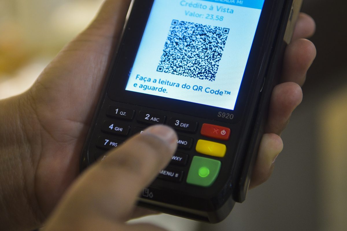 Máquina de cartão crédito e débito -