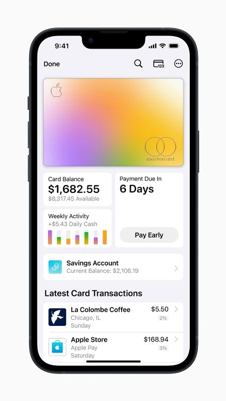 Apple anuncia poupança de alto rendimento nos EUA Apple anuncia poupança de alto rendimento nos EUA
