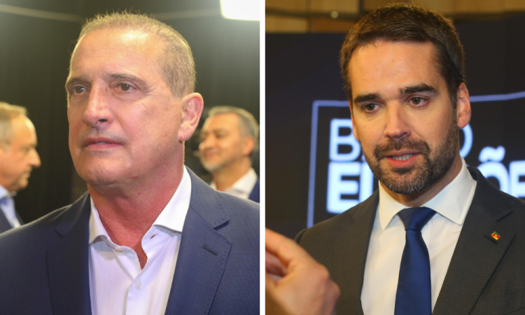 Eduardo Leite e Onyx Lorenzoni