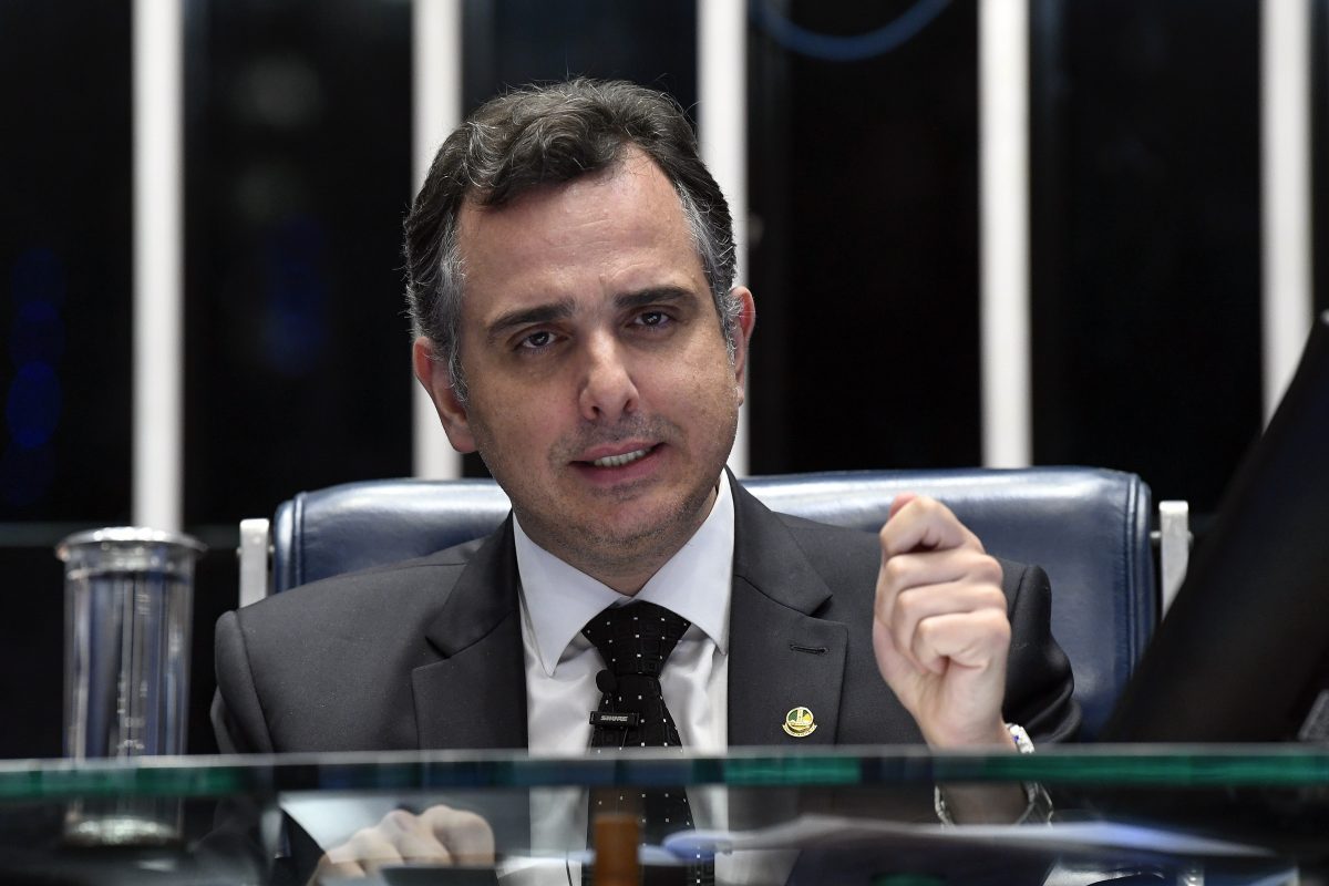 O presidente do Senado, Rodrigo Pacheco //