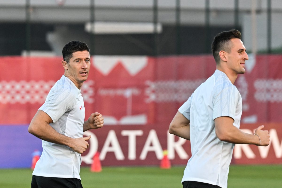 FBL-WC-2022-TRAINING-POL Lewandowski busca o primeiro gol em Mundial