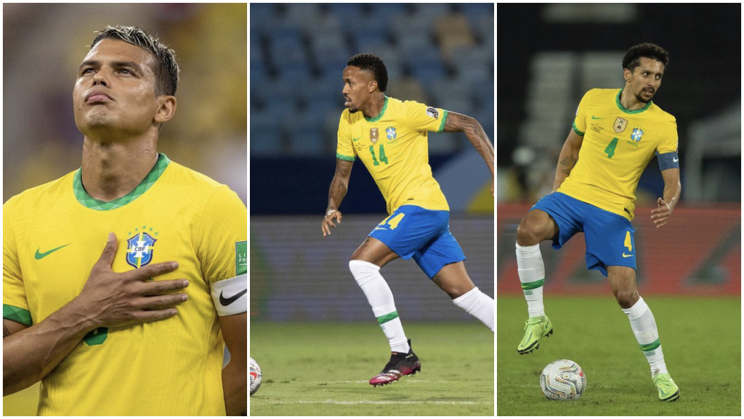 Thiago Silva, Éder Militão e Marquinhos estão entre os melhores zagueiros do mundo
