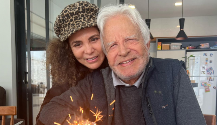 Fátima Sampaio e Cid Moreira