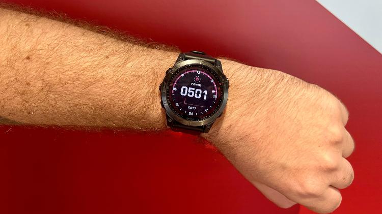 Garmin Fenix 7 Solar é smartwatch premium com diversos recursos de saúde e esporte - Marcella Duarte/Tilt - Marcella Duarte/Tilt