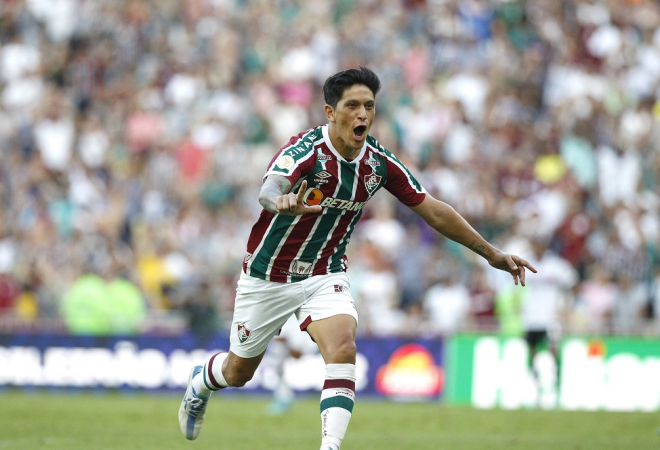 Cano marcou três vezes na vitória do Fluminense sobre o São Paulo