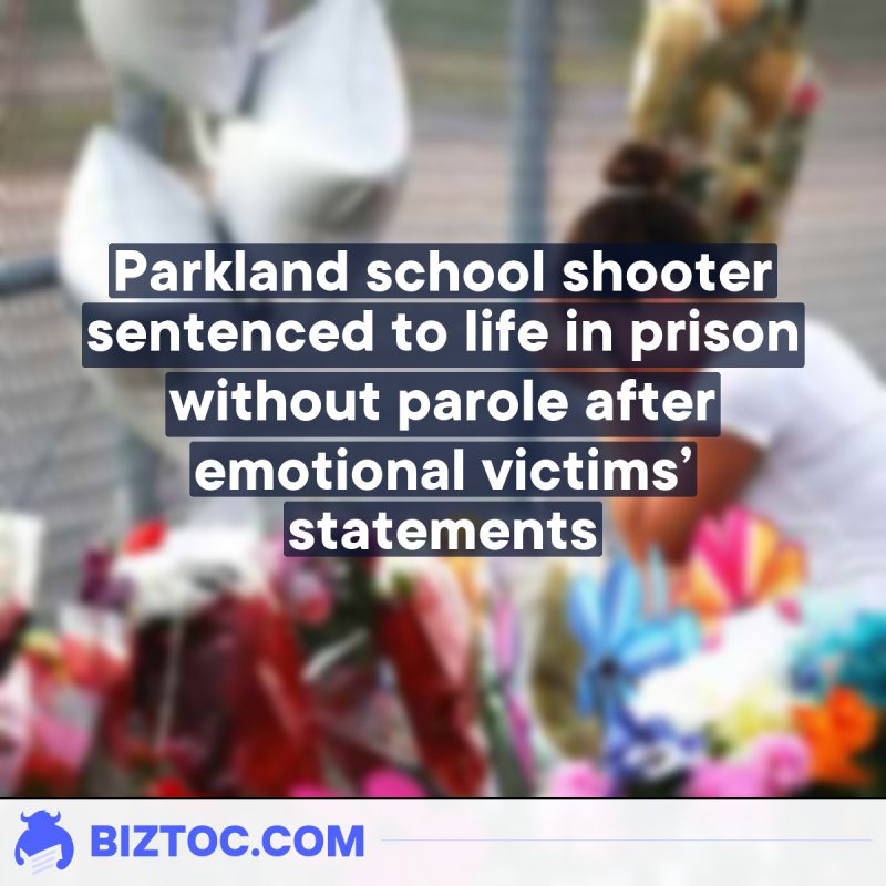 Parkland School Shooter Sentenced To Life In Prison Without Parole ...