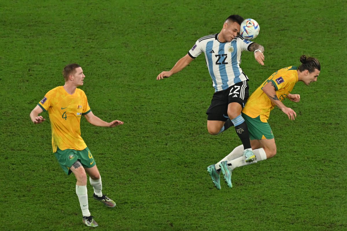 Lautaro Martínez Camisa 22 em ação contra a Austrália: três chances claras perdidas em seis minutos -