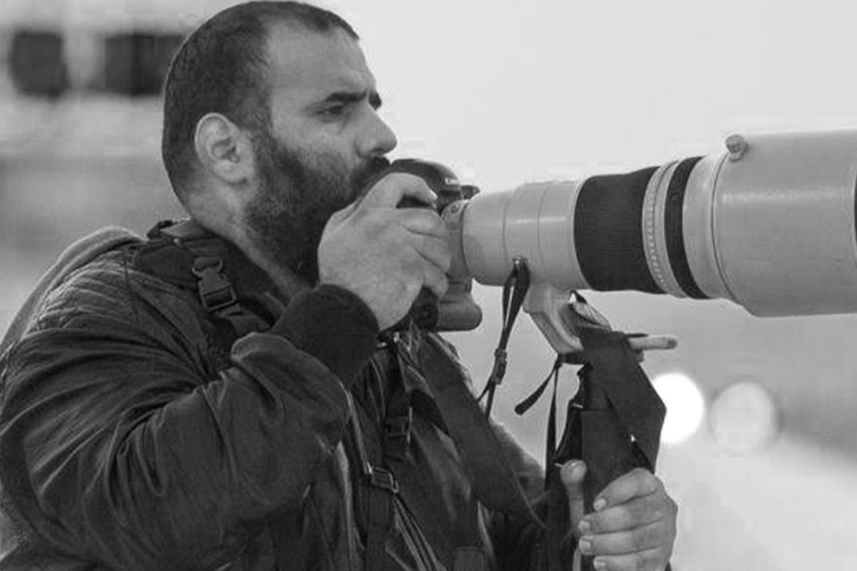 O fotojornalista Khaled Al-Musallam